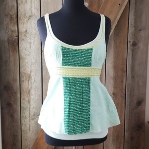 Free people tank over Eileen Fisher tank